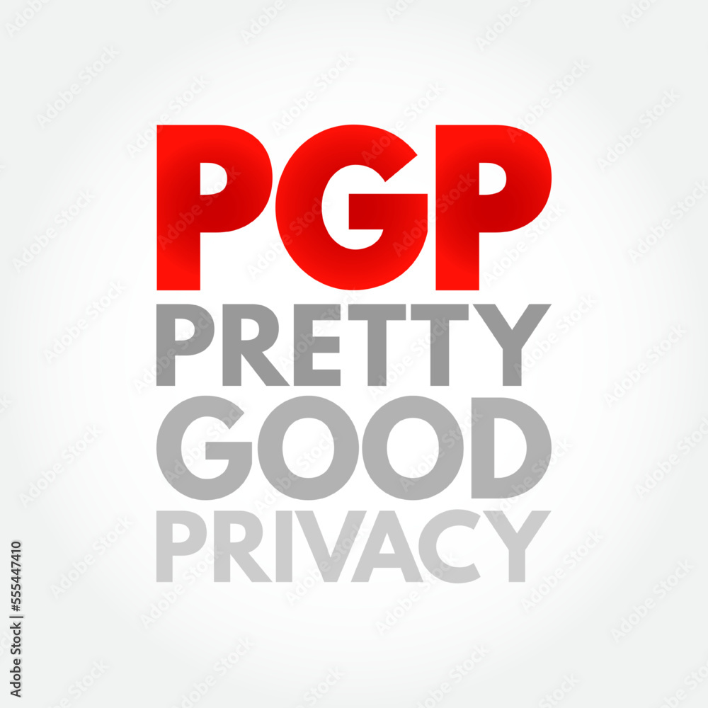 Poster pgp - pretty good privacy is an encryption program that provides cryptographic privacy and authentic