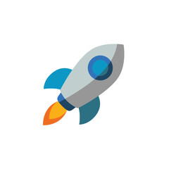 Obraz premium rocket icon design vector template