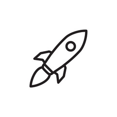 rocket icon design vector template