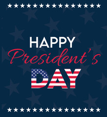 President's Day Background Design. Banner, Poster, Greeting Card. Vector Illustration.
