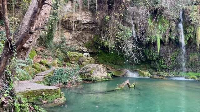 Kursunlu Waterfalls, Antalya, Turkey.	