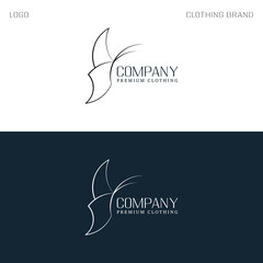 Logo template, premium clothing logo