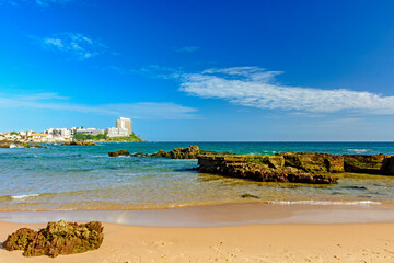 Patience beach during a sunny afternoon, one of the most beautiful in the urban area of the city of Salvador in Bahia