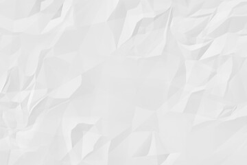 white crumpled paper texture background. A crumpled sheet of white paper abstract background.	

