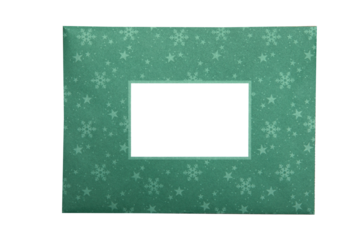 Enveloppe à fenêtre de Noël - PNG
