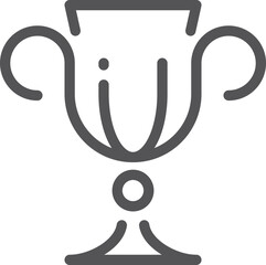 Trophy cup icon. Award symbol. Victory sign