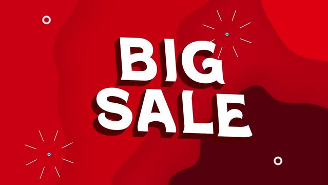 Big Sale Typography, Typography animation, text Animation, offer animation, sale