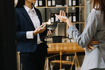 Male lawyer working with contract papers and wooden gavel on tabel in courtroom. justice and law ,attorney, court judge, concept.
