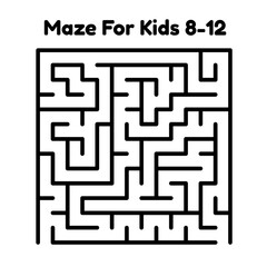 Maze For Kids Age 8 - 12