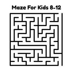 Maze For Kids Age 8 - 12