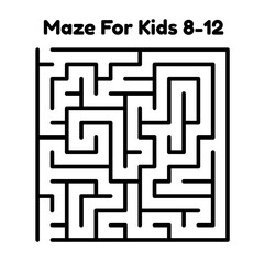 Maze For Kids Age 8 - 12