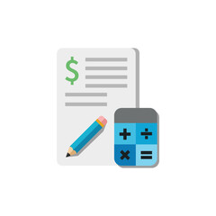 accounting icon design vector template