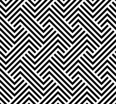 Vector seamless texture. Modern geometric background with broken lines.