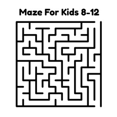 Maze For Kids Age 8 - 12