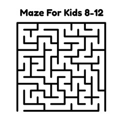 Maze For Kids Age 8 - 12