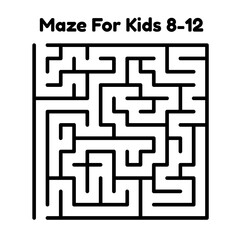 Maze For Kids Age 8 - 12