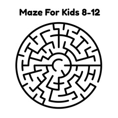 Maze For Kids Age 8 - 12