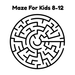 Maze For Kids Age 8 - 12