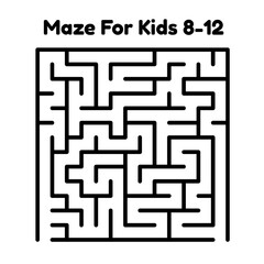 Maze For Kids Age 8 - 12