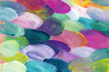 Flower petals Painted acrylic texture