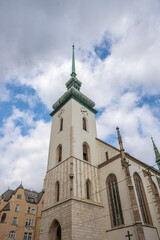 Fototapeta na wymiar St. James Church - Brno, Czech Republic