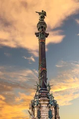 Fototapeten Columbus Monument, Barcelona, Catalonia, Spain © Florin
