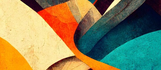 Colorful retro textured background. abstract design