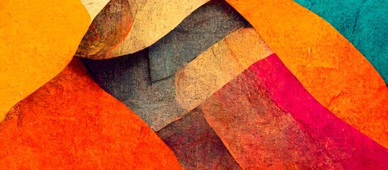 Colorful retro textured background. abstract design