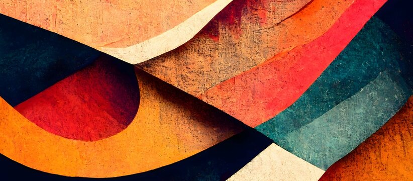 Colorful retro textured background. abstract design