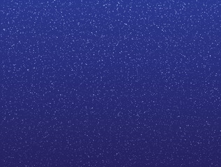 starlight snowy abstract background with falling snow and dark blue background and glittering distant stars, for winter and festive illustrations