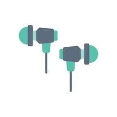 earphone icon design vector template