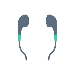 earphone icon design vector template