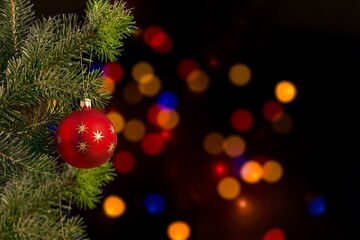 Christmas beautiful tree decorations for holiday