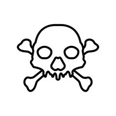 dangerous icon design vector template