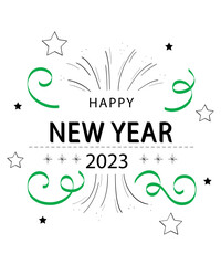 illustration of a design, new year 2023