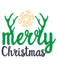 eco friendly logo design, merry Christmas 