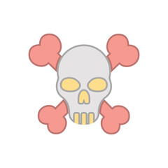 dangerous icon design vector template