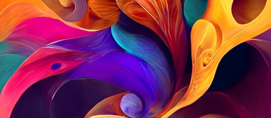 Colorful Abstract background with dynamic effect