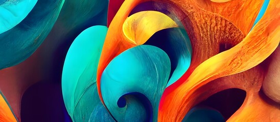 Colorful Abstract background with dynamic effect