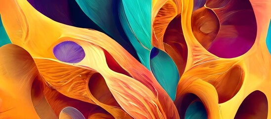Colorful Abstract background with dynamic effect