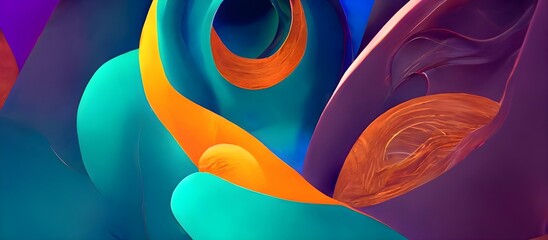 Colorful Abstract background with dynamic effect