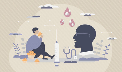 Diabetes and Insulin Resistance - Conceptual Illustration