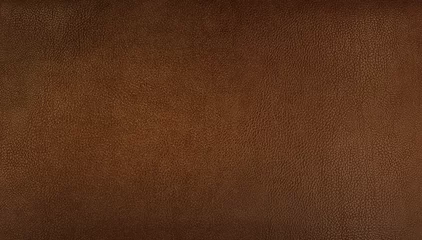 Deurstickers brown genuine leather texture background for vintage, classic concept. light brown background for decorations and textures. dark orange, brown color leather skin natural with design lines pattern. © WONGSAKORN