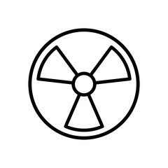 radiation icon design vector template
