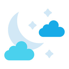 Night Flat Icon
