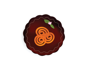 Jalebi or jilapi is a popular sweet snack in India and Bangladesh