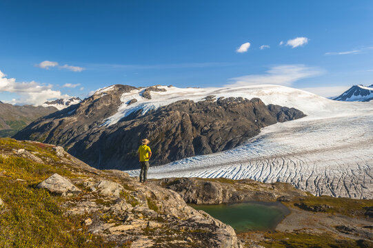 Harding Icefield Trail, Kenai Fjords National Park, Alaska, USA
