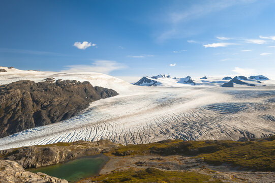 Harding Icefield Trail, Exit Glacier, Kenai Fjords National Park, Alaska, USA