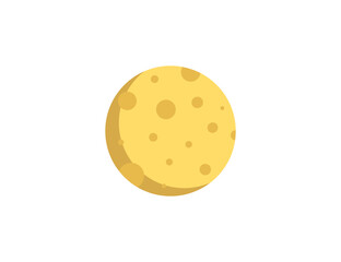 Crescent, moon, night icon. Vector illustration.
