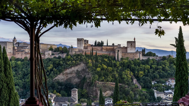 The Alhambra, a palace and fortress complex; Granada, Spain